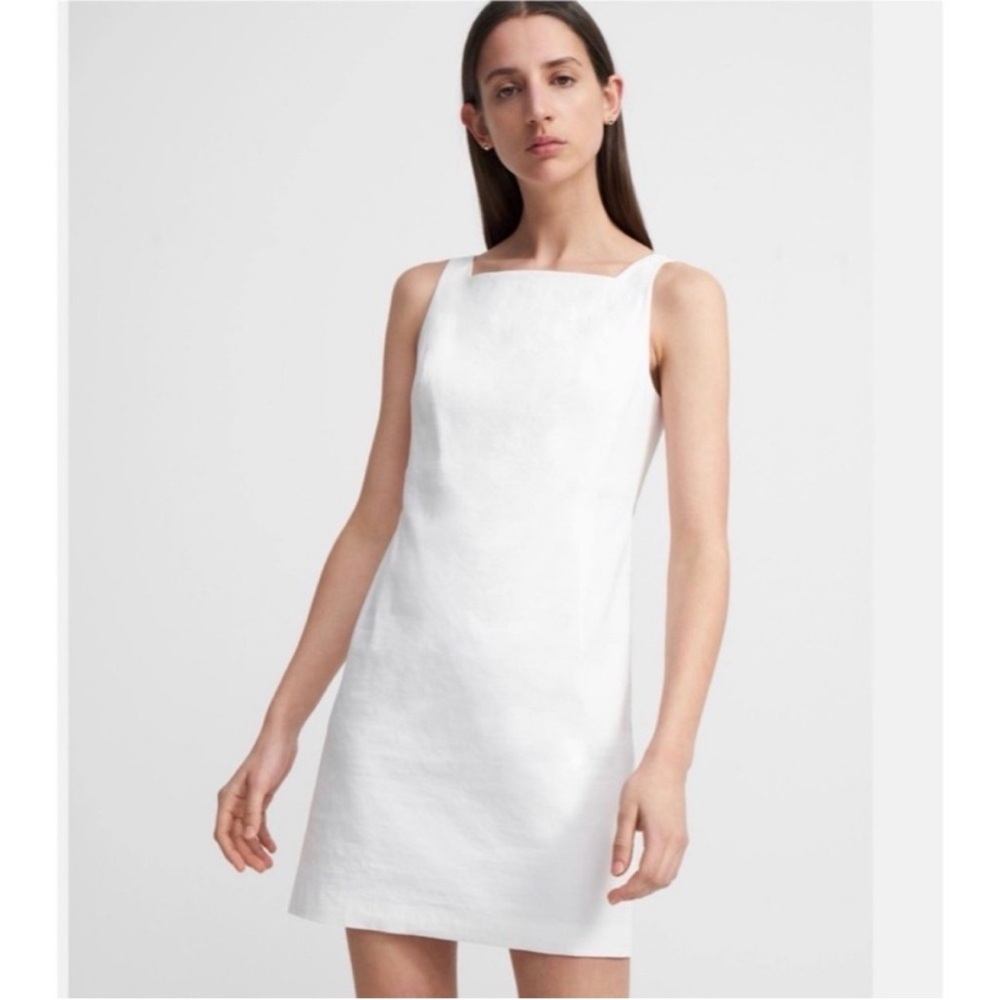 Theory Square-Neck Shift Dress